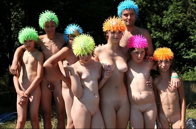 Nudism - outdoor picnic